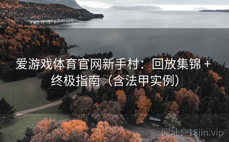 爱游戏体育官网新手村：回放集锦 + 终极指南（含法甲实例）
